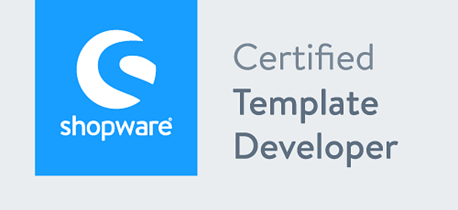 Shopware - Certified Template Developer
